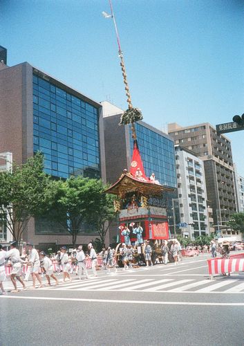 祇園祭山鉾手ぬぐい⑥ 平成二十三年 長刀鉾～四条傘鉾～黒主山～木賊山